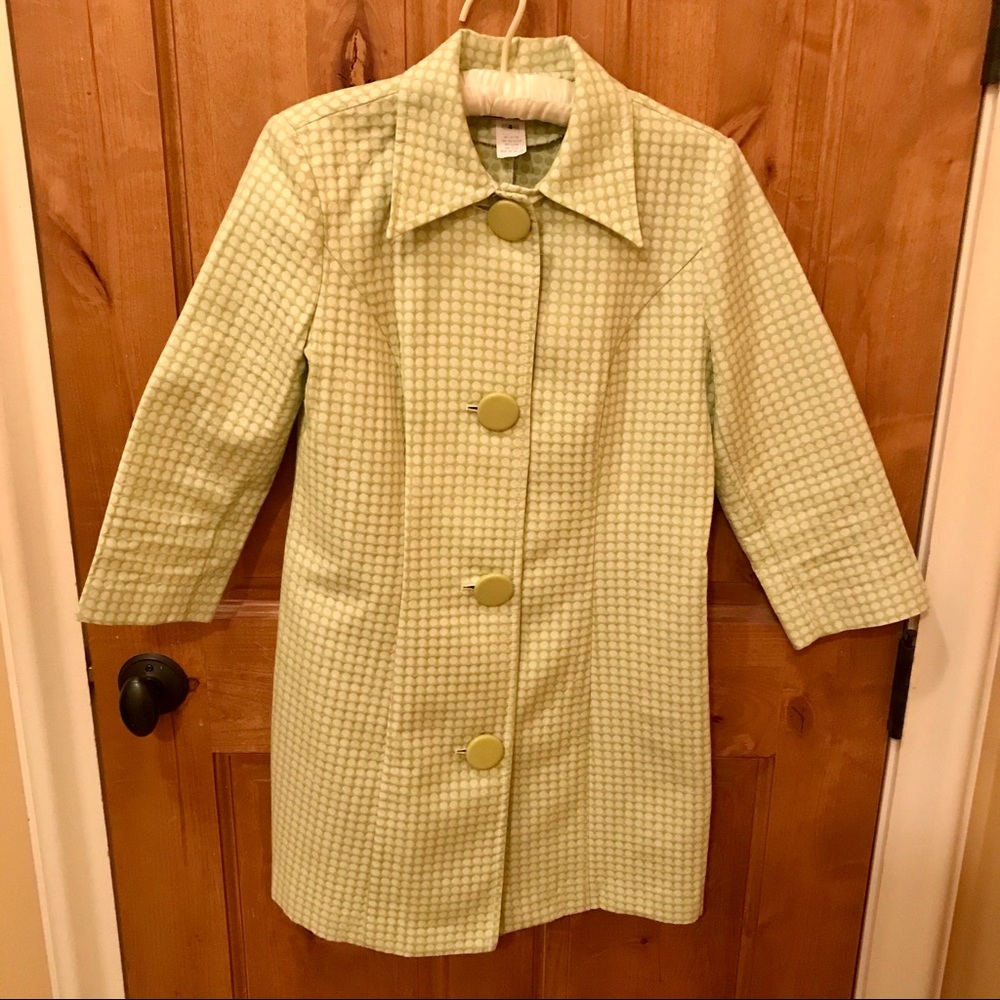 Elliott Lauren Coat With Geometric Circles